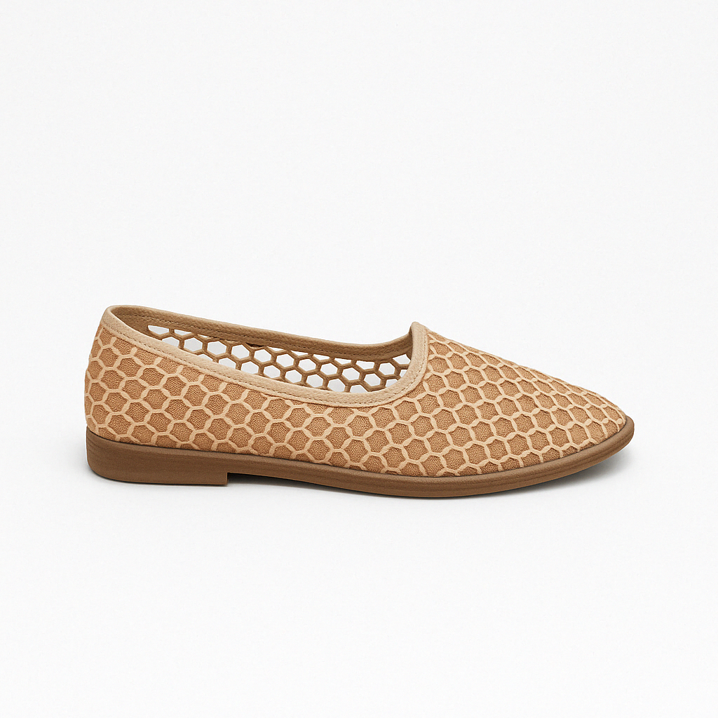 Friulana in mesh cipria