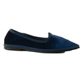 Friulana in velluto blu