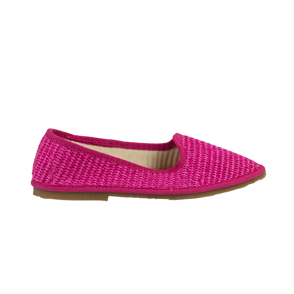 Friulana in rafia fucsia