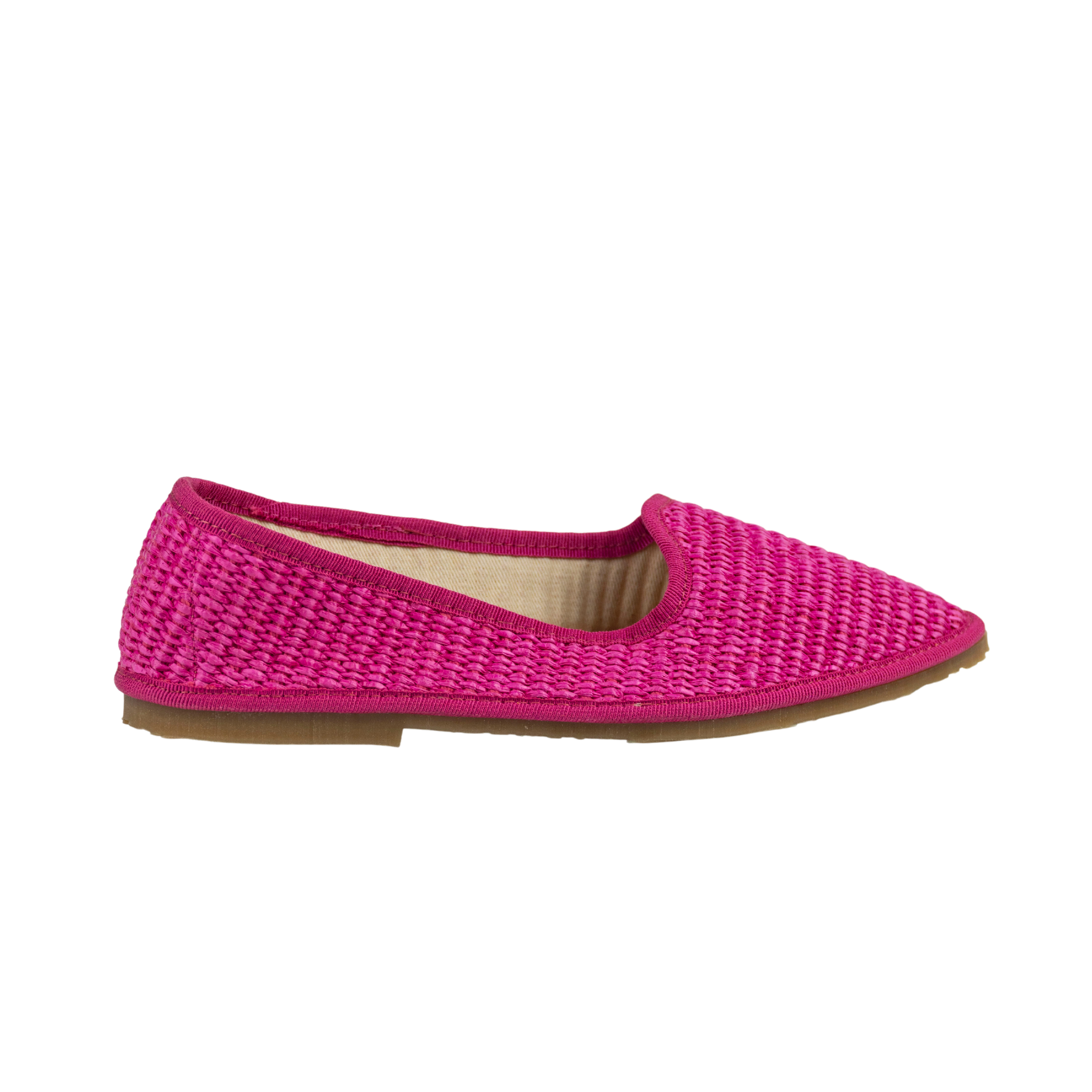 Friulana in rafia fucsia
