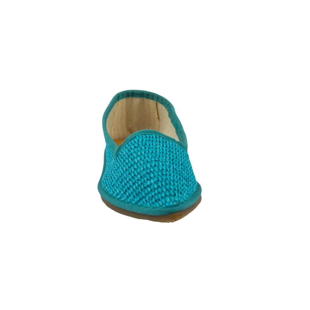 Friulana in rafia turchese