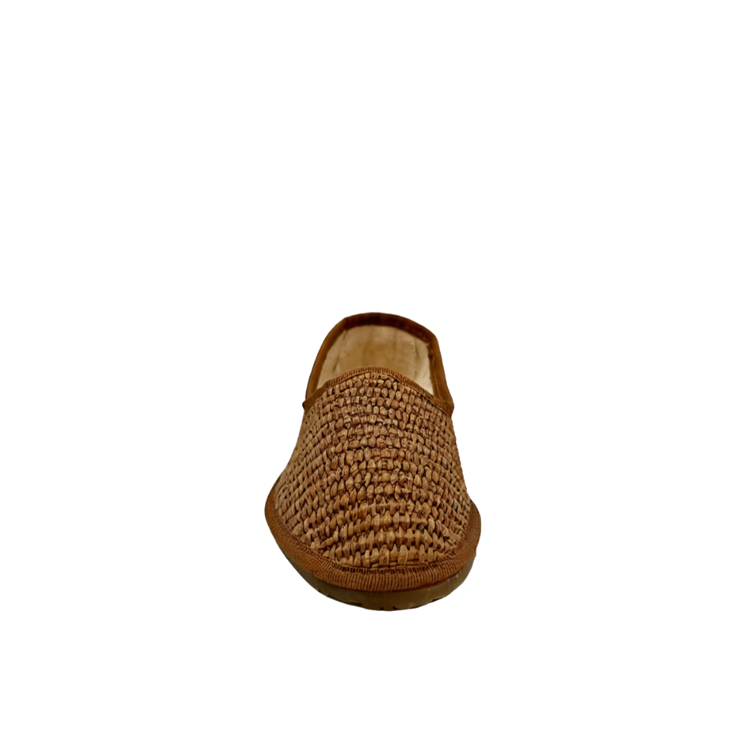 Friulana in rafia cuoio