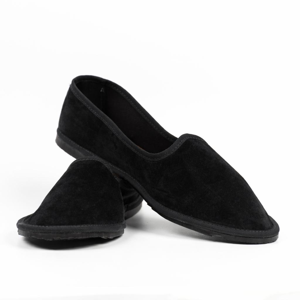 Friulana in velluto nero